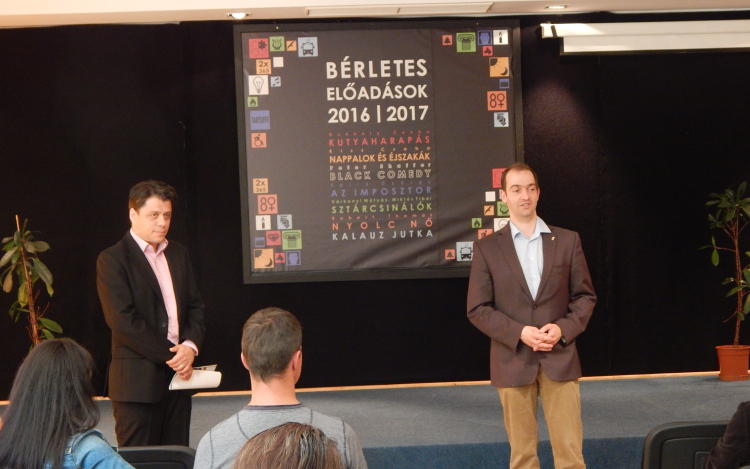 Évadhirdetés 2016/2017 Jászai Mari Színház, Népház