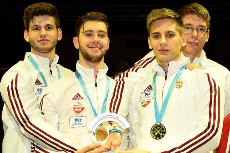 Esztergályos Patrik Európa-bajnok a férfi párbajtőr csapattal!