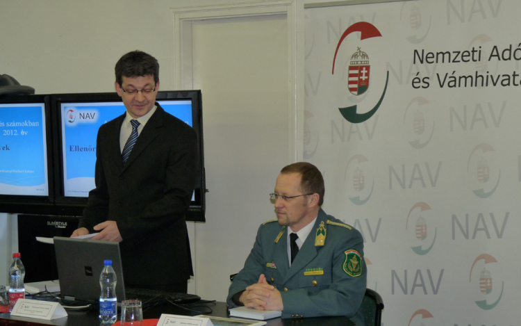 Sajtótájékoztató a NAV-nál