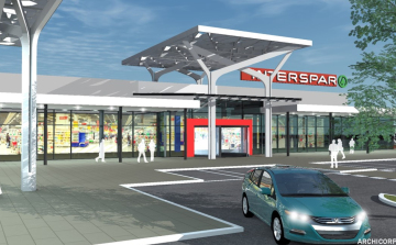 4,2 milliárd forintból épül meg Tatán a legújabb INTERSPAR