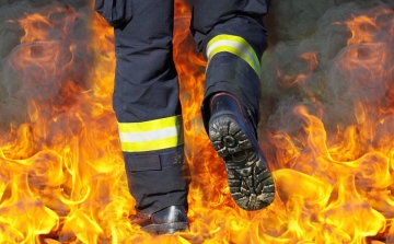 Megégett holttestet találtak a tűzoltók egy szabadtéri tűz oltása során Pécsen