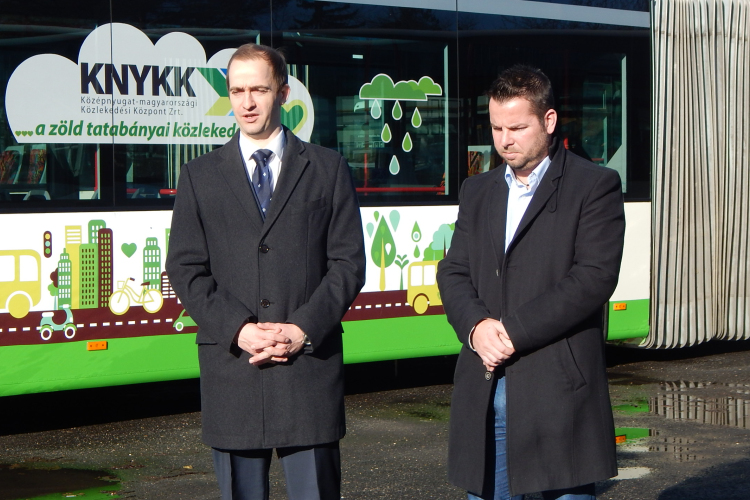 Forgalomba állnak a Citaro buszok Tatabányán