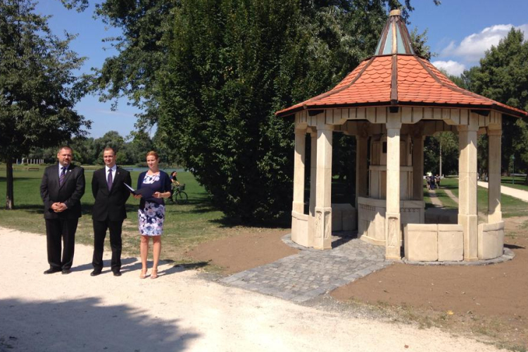 Új ivókút a Csónakázó-tónál