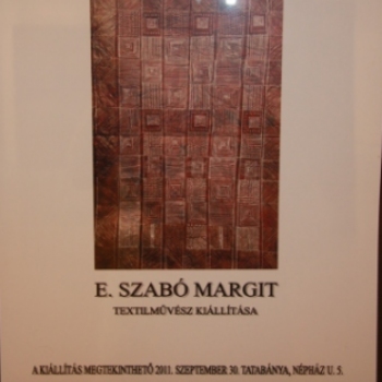 E. Szabó Margit textilművész kiállítása a Népházban