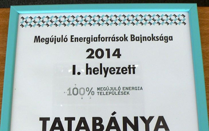Tatabányáé a rangos díj