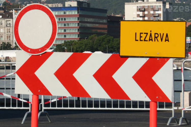 Parkoló lezárás Május elseje miatt!